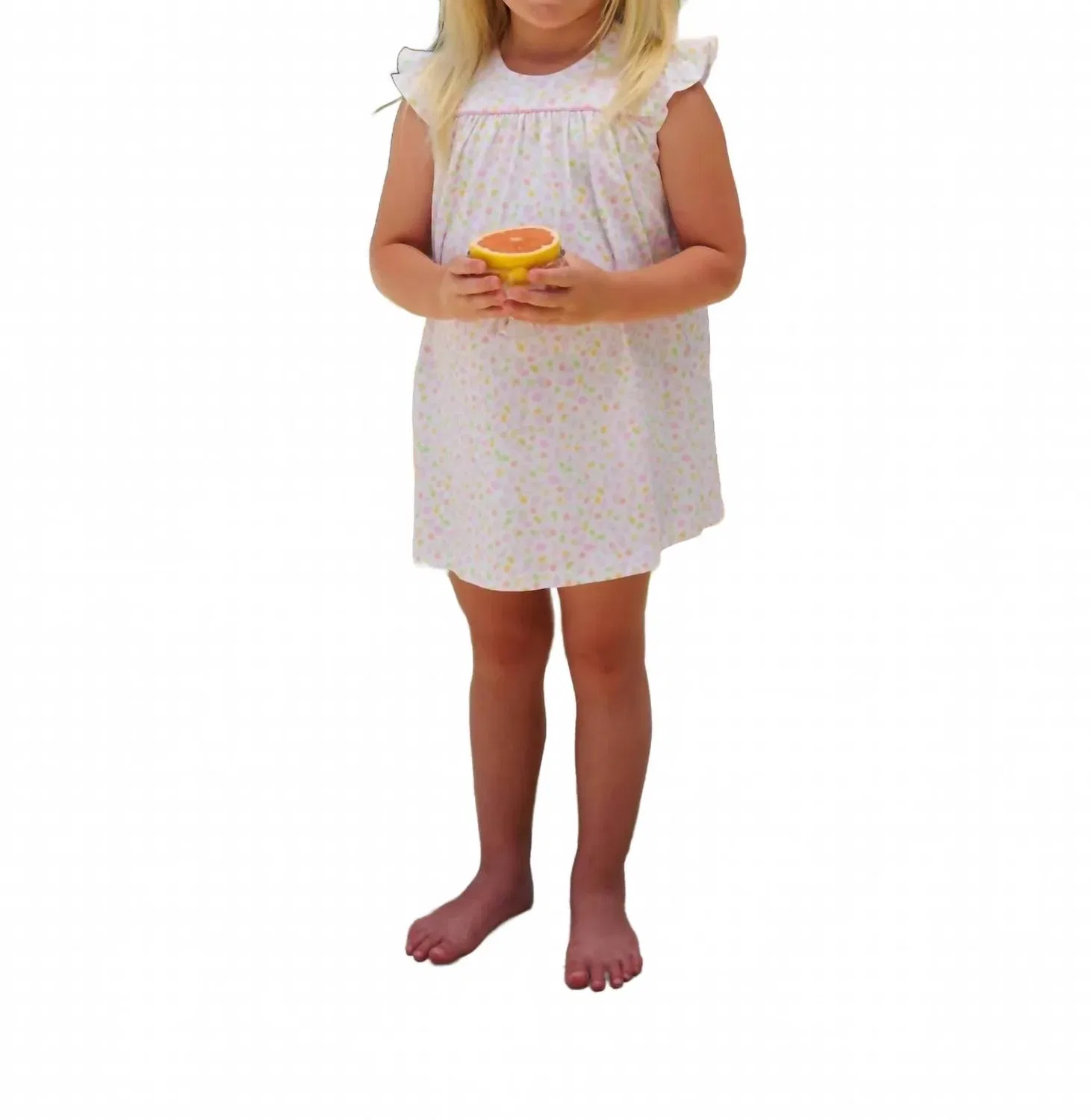 Детское платье для девочек с цветочным принтом Dowell Day Dress The Beaufort Bonnet Company, Citrus Style