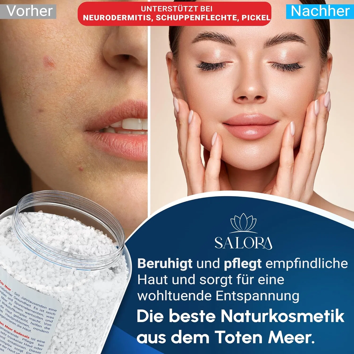 Соль для ванн Salora Original Dead Sea Bath Salts 10 кг, без аромата, Белый — фото 4