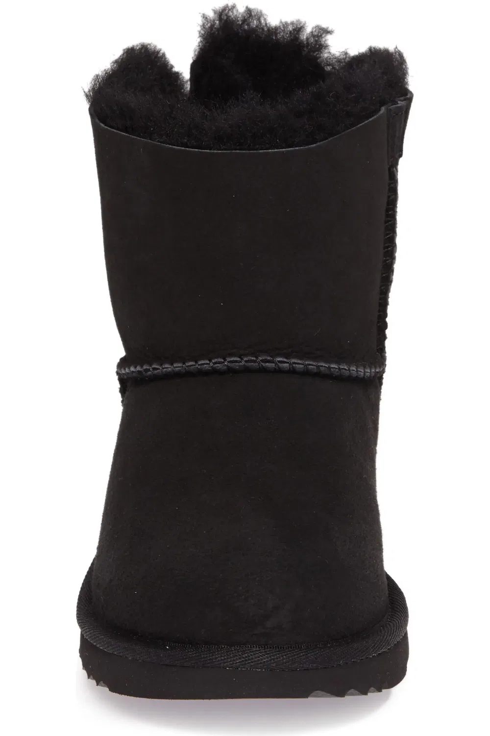 Детские ботинки водонепроницаемые с бантом Mini Bailey Bow II UGG, черный — фото 4
