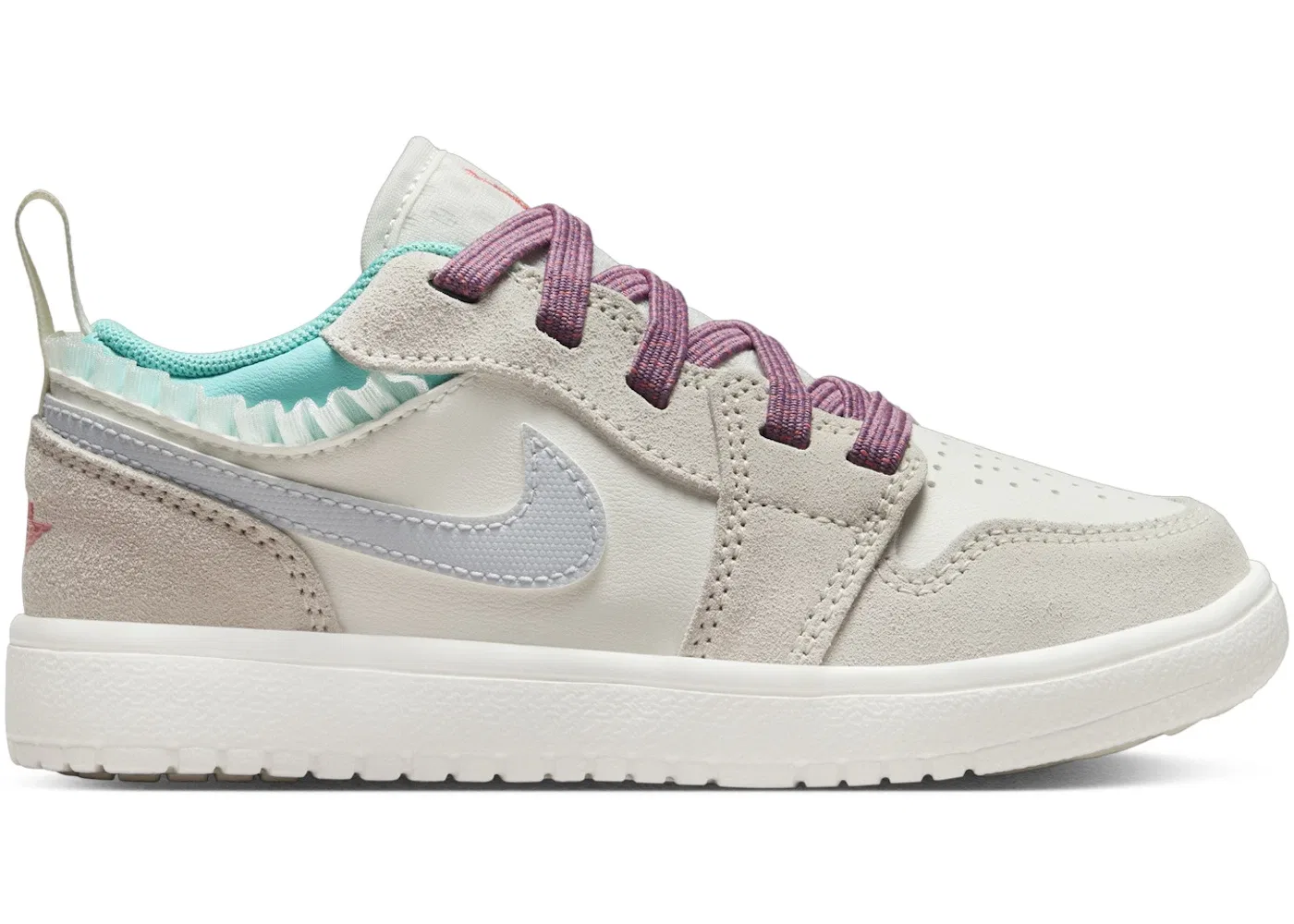 Детские кроссовки Lifestyle Jordan 1 Low ALT SE Jordan, Sail Legend Light Brown Violet Dust Neutral Grey
