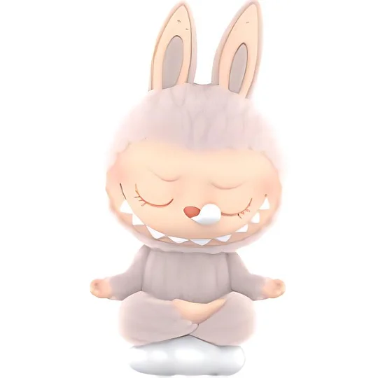 

Фигурка Pop Mart Labubu The Monsters Lazy Yoga Series Sleepy Style (упаковано в пакет), серый