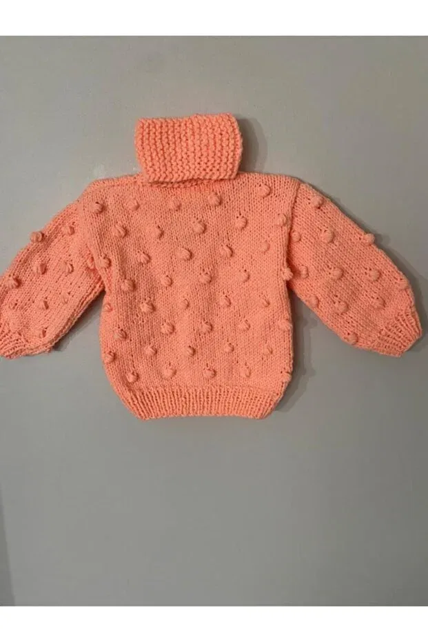 Детский кардиган для девочек хлопковый El Örgüsü Cici Bebe, Puppy'S Paw — фото 4