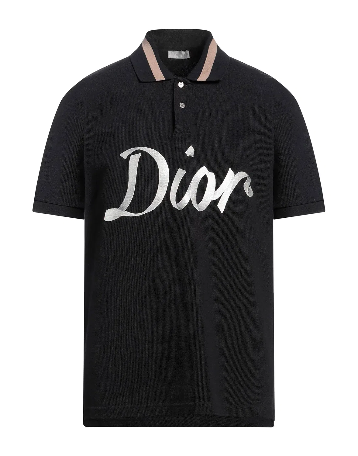 Мужская поло с коротким рукавом Dior, черный