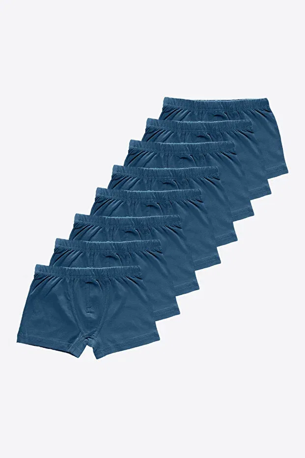 Детские боксеры для мальчиков хлопковые 8-pack Malabadi, Blue