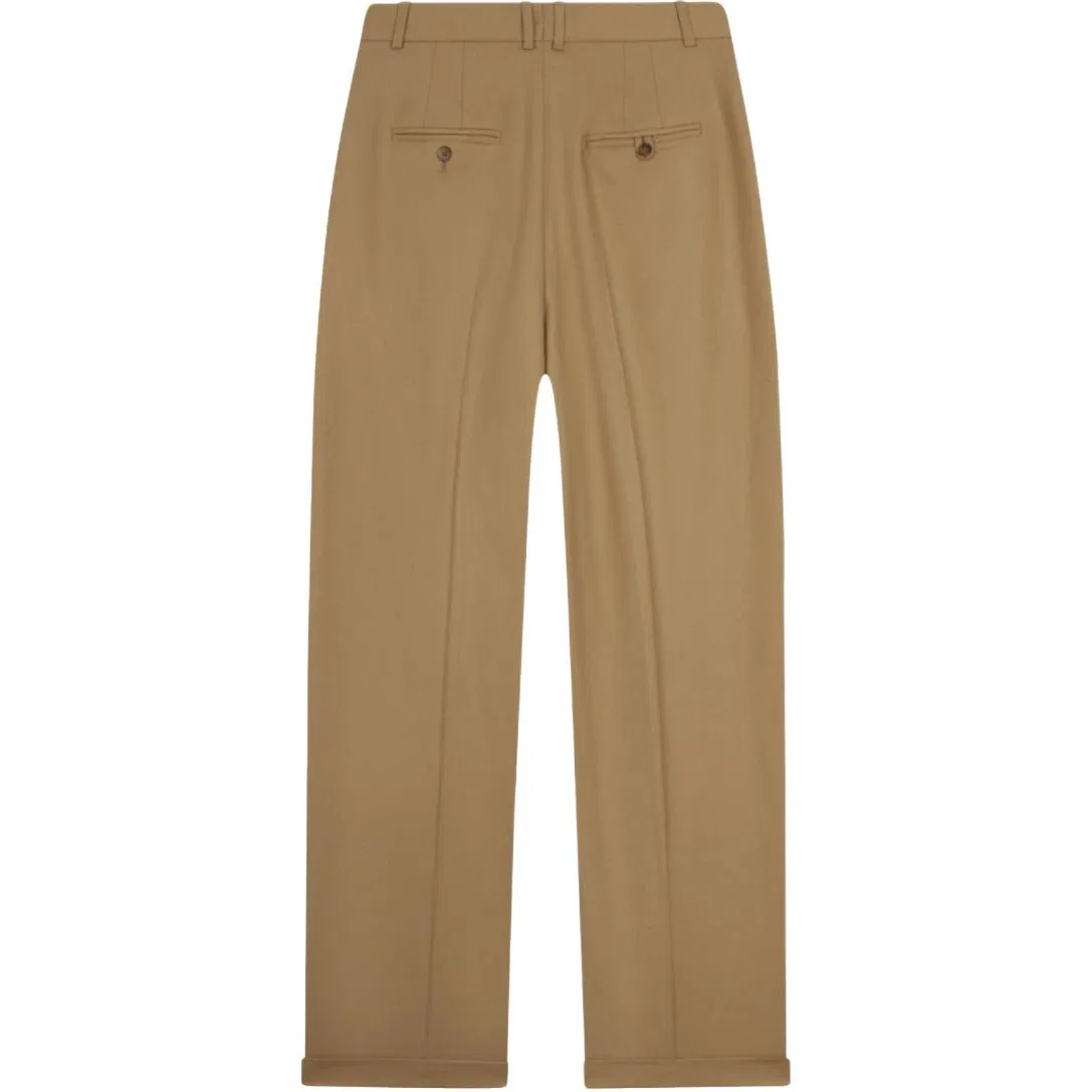 Женские классические брюки повседневные Polo Ralph Lauren, Camel — фото 3