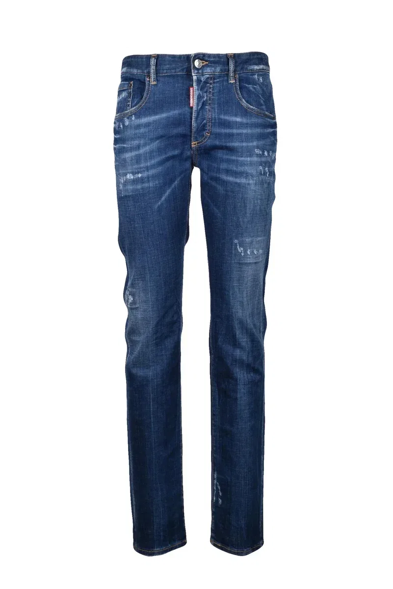 Женские джинсы зауженного кроя 24/7 Jeans Dsquared2, черный
