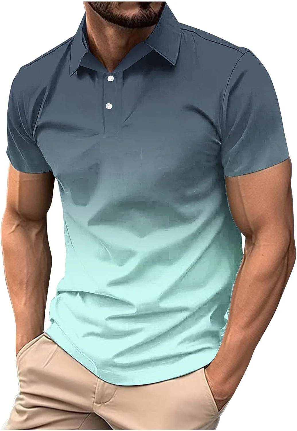 

Футболка-поло Tie Dye для мужчин, короткий рукав