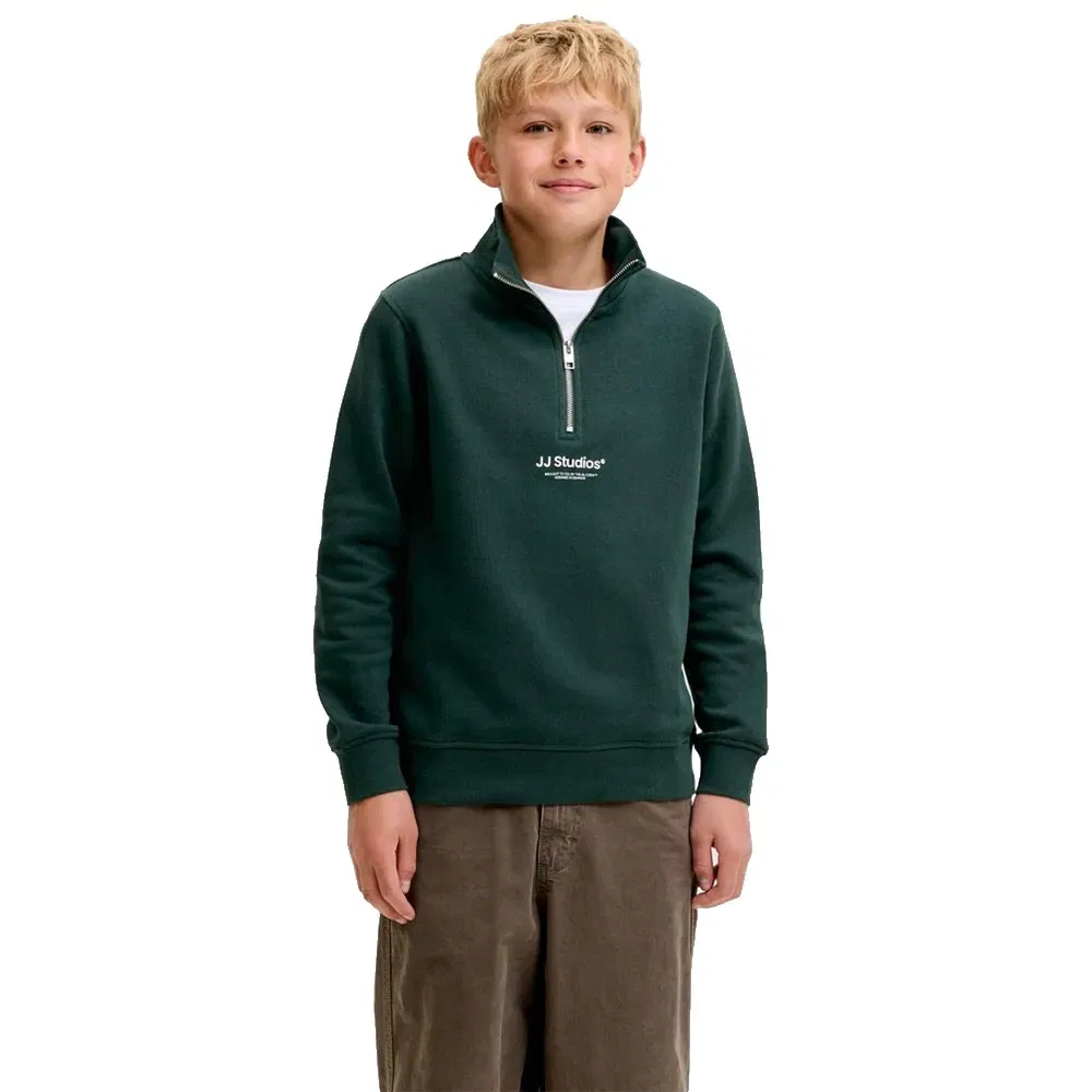 Детский свитшот с высоким воротником Soho Quarter Jack & jones, Green