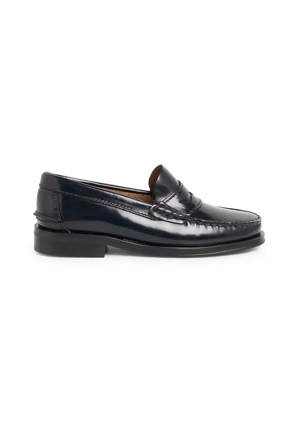 Мокасины кожаные Moccasins Pisamonas, Navy, темно-синий