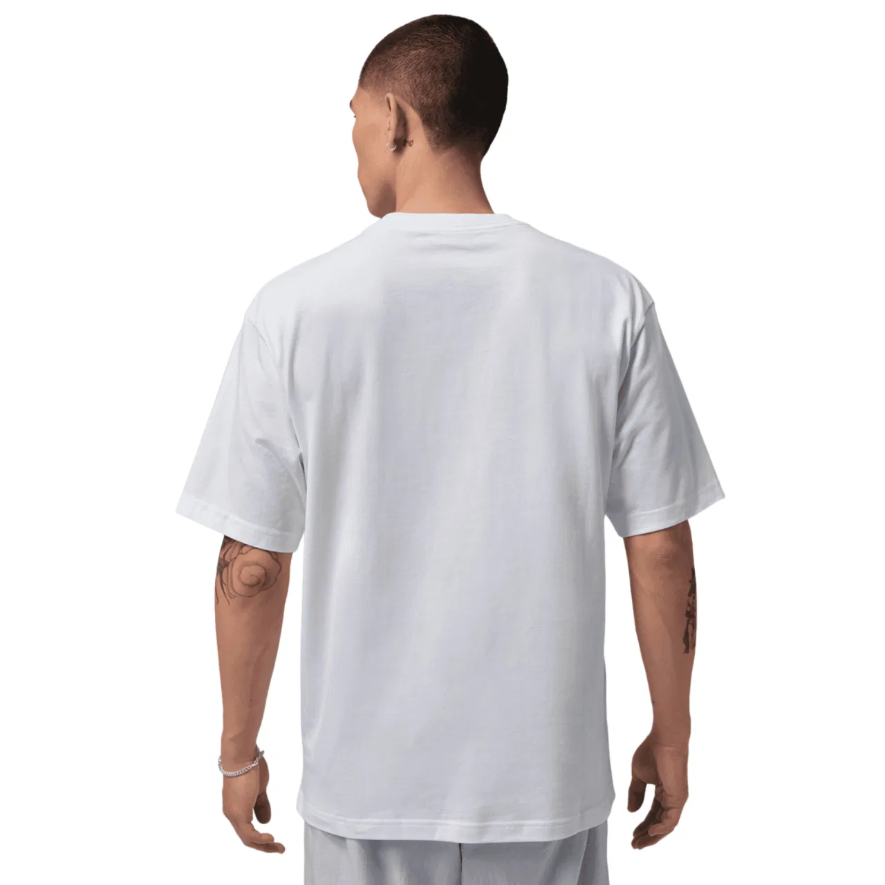 Футболка с коротким рукавом для мужчин NC Cartoon Graphic Jordan, цвет White/Blue — фото 2