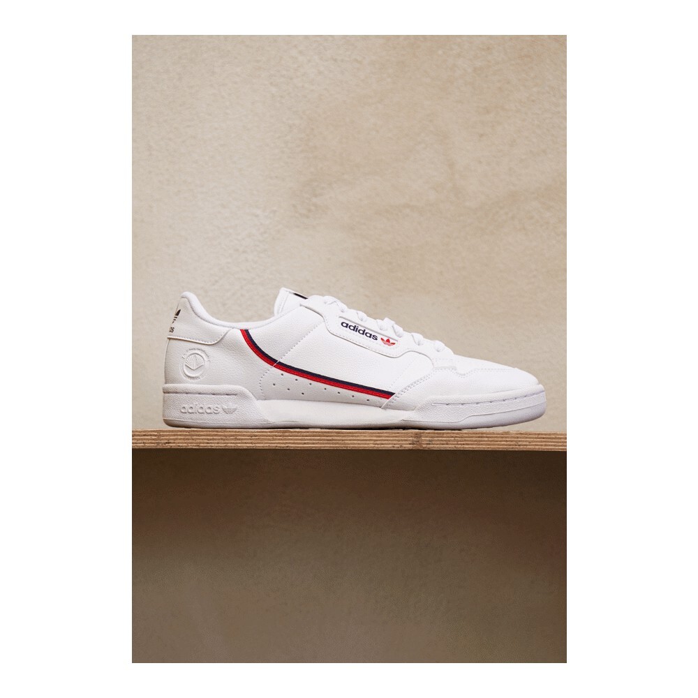 Кроссовки Adidas Originals Continental, footwear white/collegiate navy/scarlet — фото 4