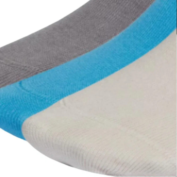 Мужские носки с длинным голенищем, комплект из 3 пар, Adidas Originals, 3 Pack (Pearl Gray+Light Gray+Pulse Blue) — фото 4