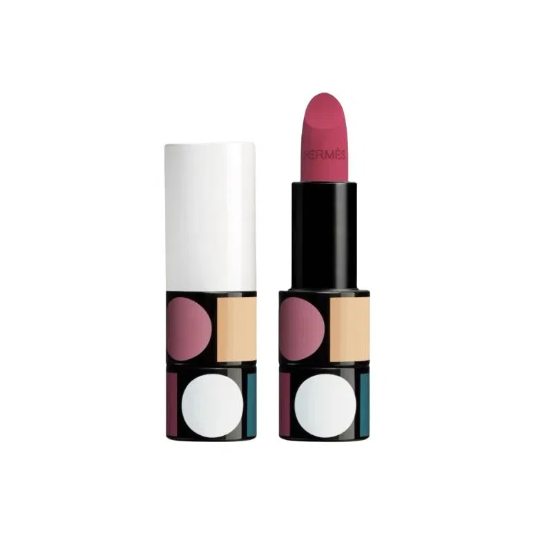Женская помада с сатиновым финишем, модель Soft Glow Lipstick #69-Rose Primaire, HERMES, Rose Primaire