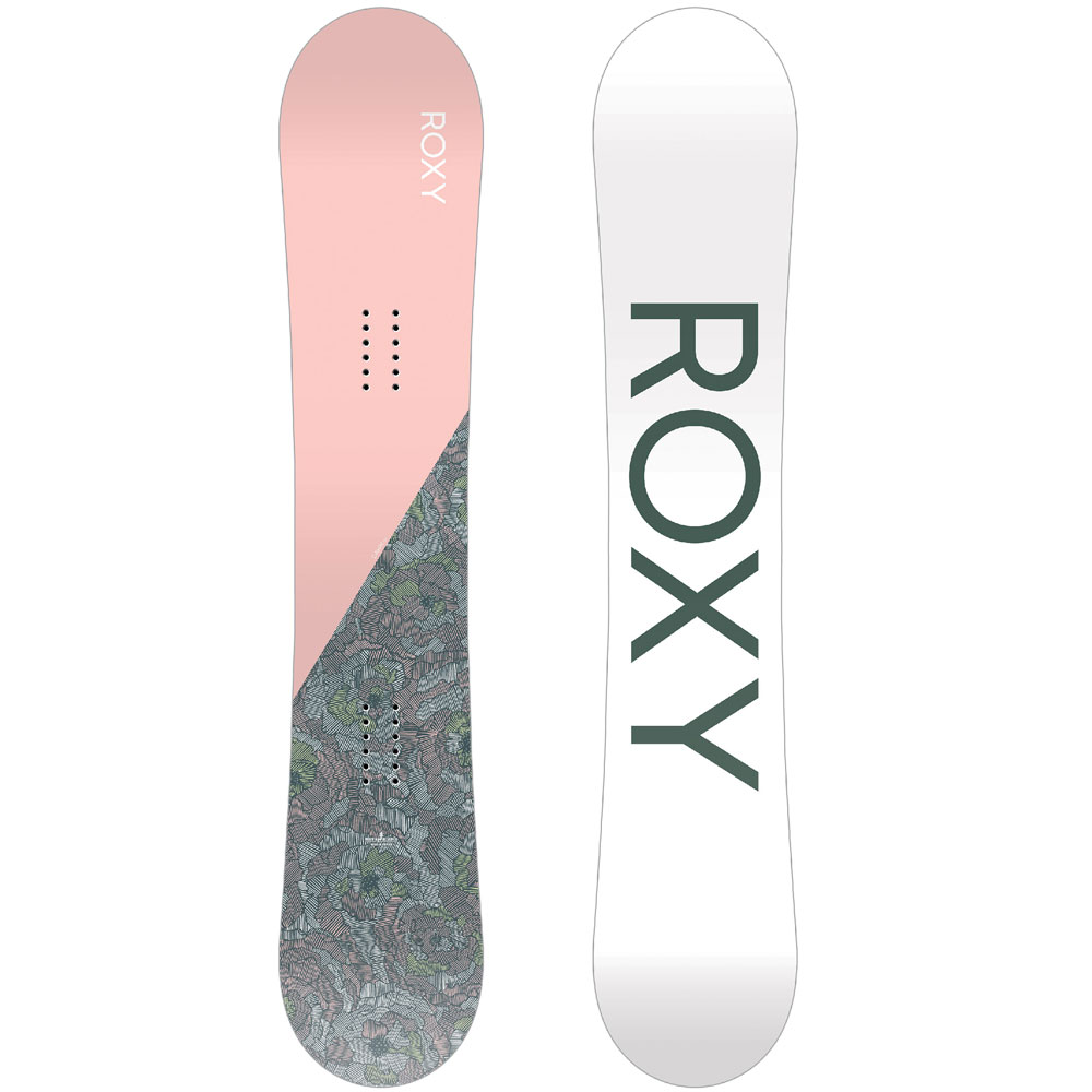 

Женский сноуборд Roxy Dawn, серый/розовый