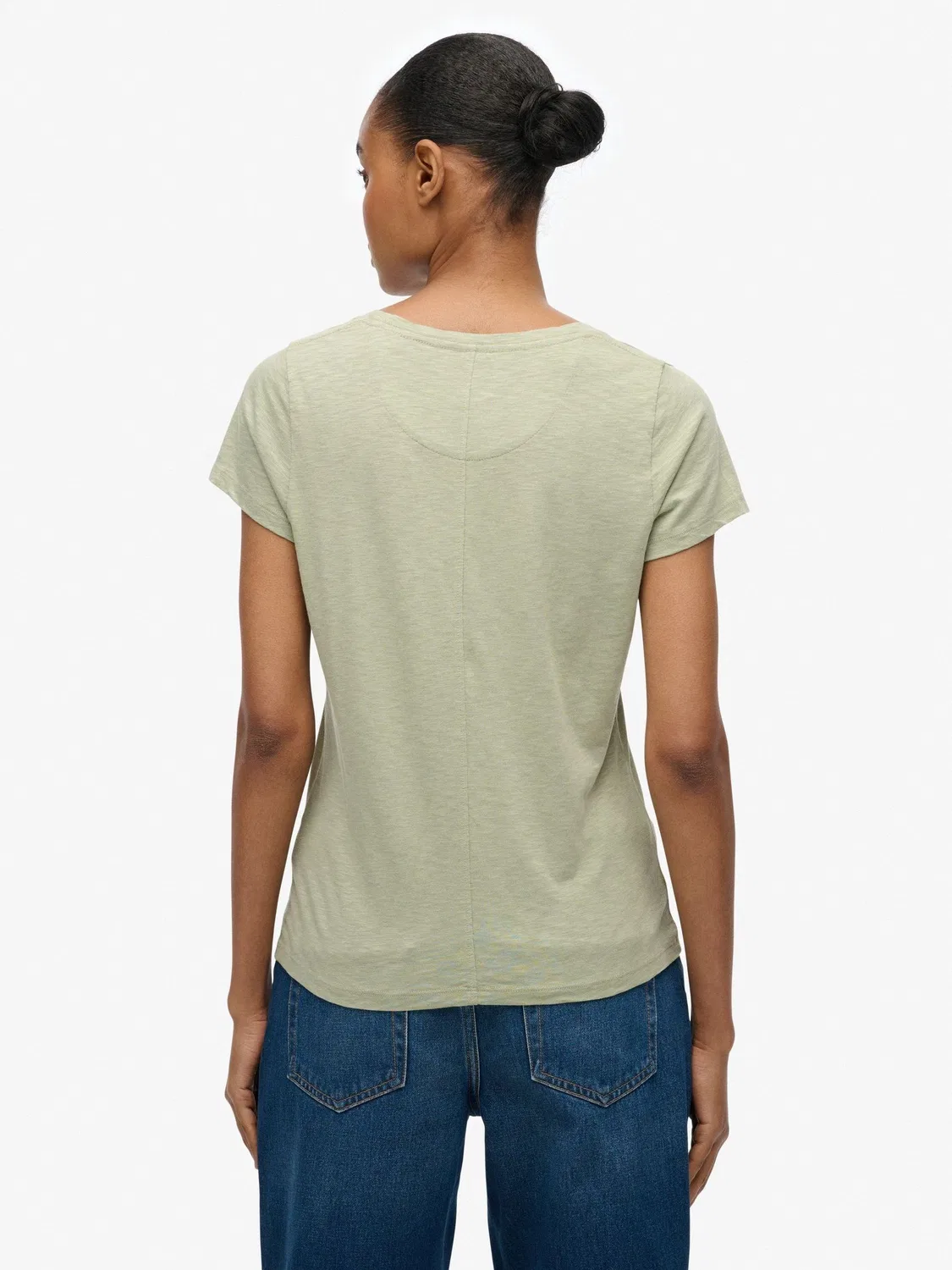 Футболка с круглым вырезом Superdry Studios Sage Green — фото 4
