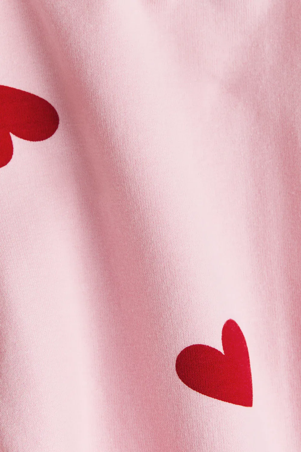 Леггинсы с мягкой ворсистой поверхностью H&M, Pink/Hearts — фото 3