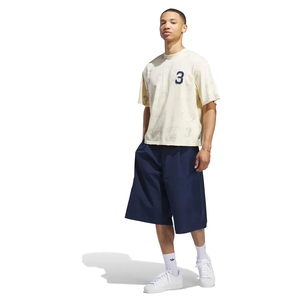Мужская футболка с принтом Texas A&M Aggies Varsity Graphic Adidas Originals, Beige — фото 4