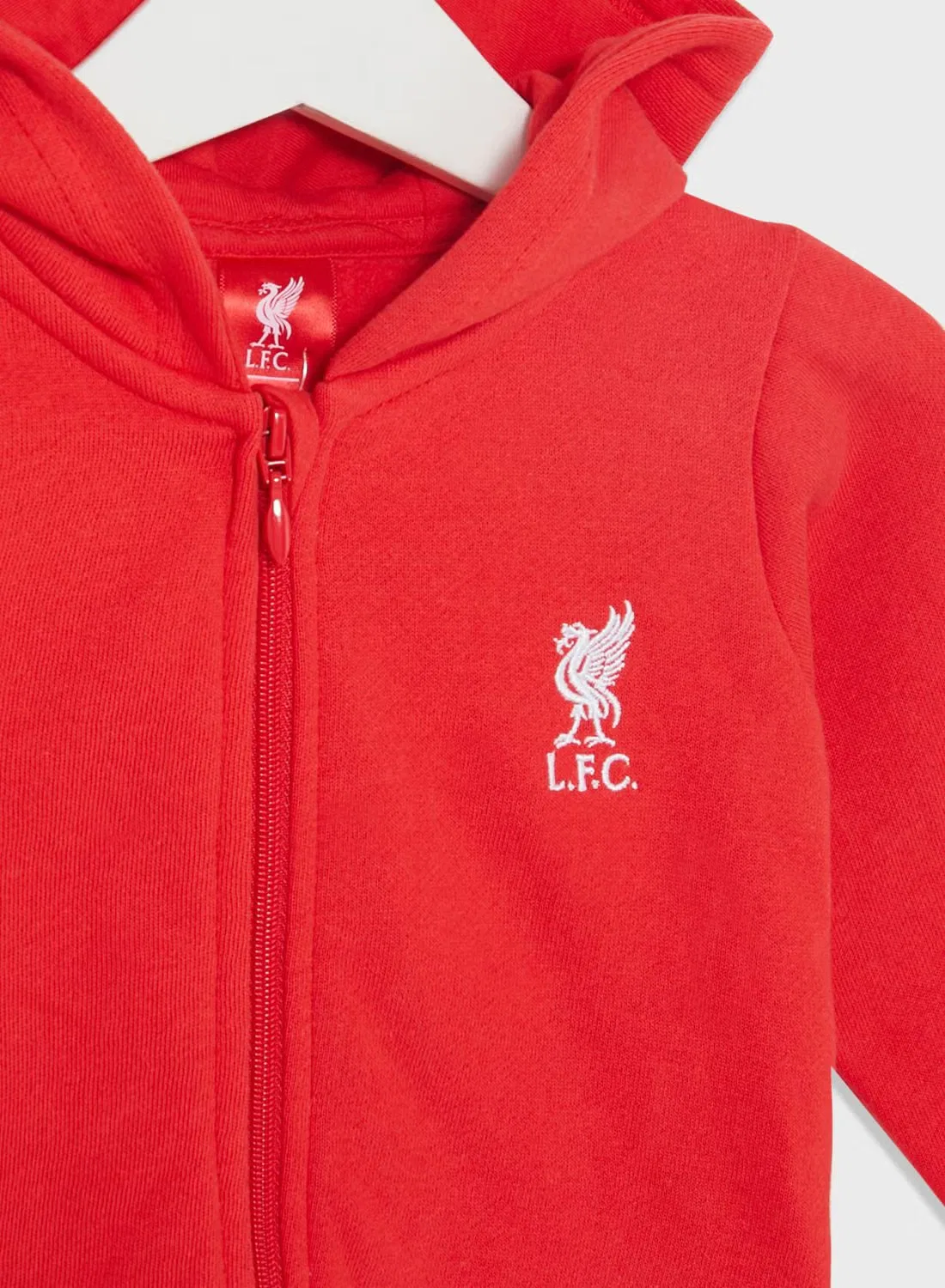 Худи с принтом логотипа Liverpool Fc, красный — фото 3
