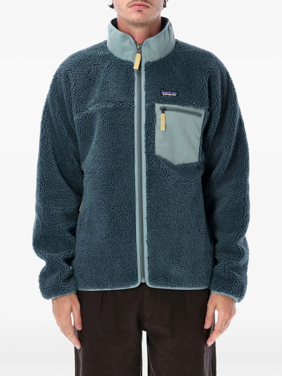 Флисовая куртка Classic Retro-X на молнии Patagonia, синий