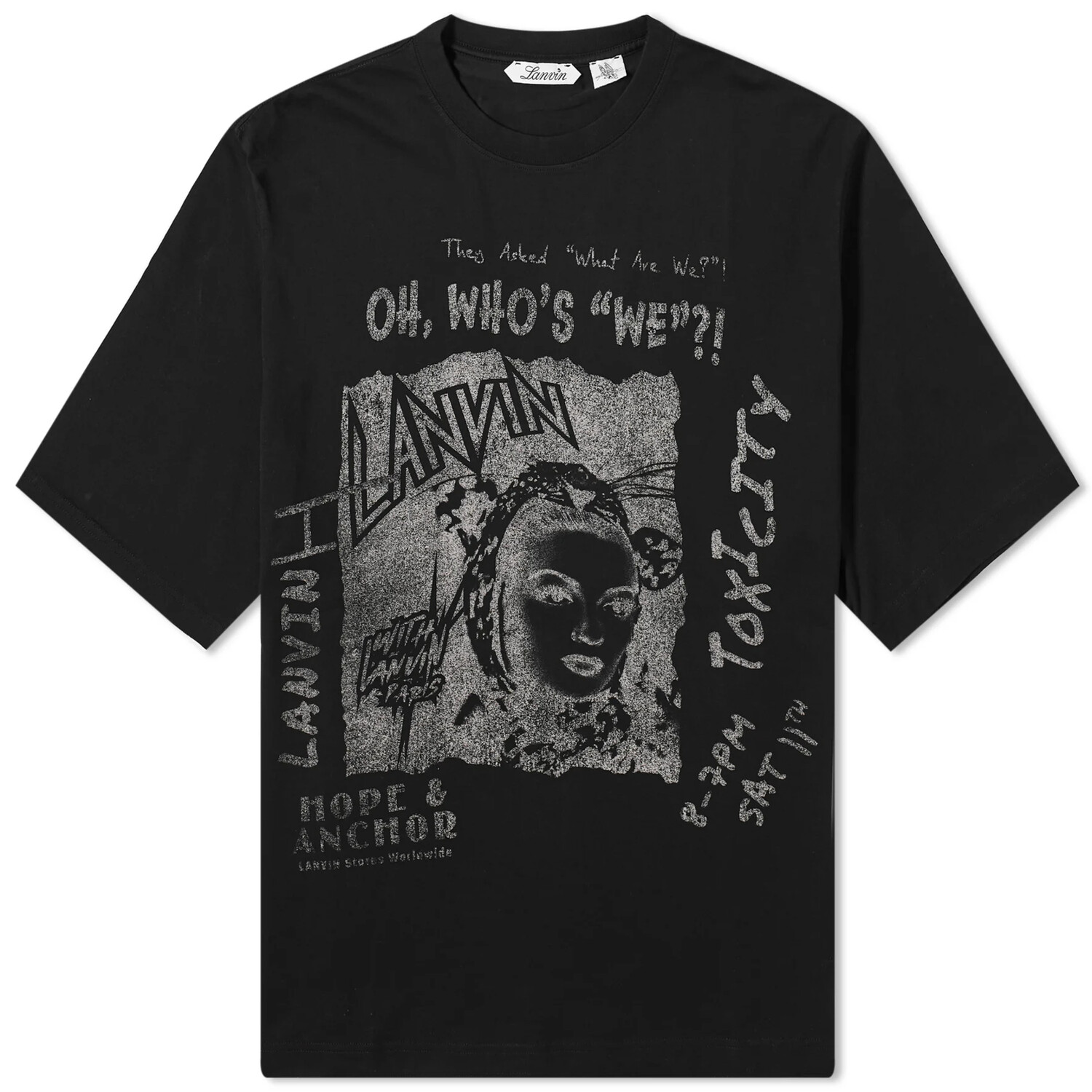 

Футболка Lanvin x Future Print, черный