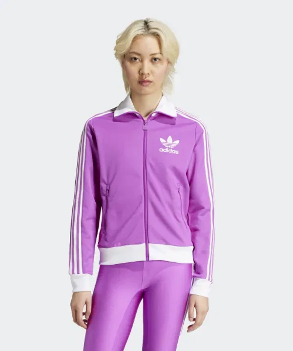 Тренировочная куртка Beckenbauer Track Top, Adidas, пурпурно-розовый