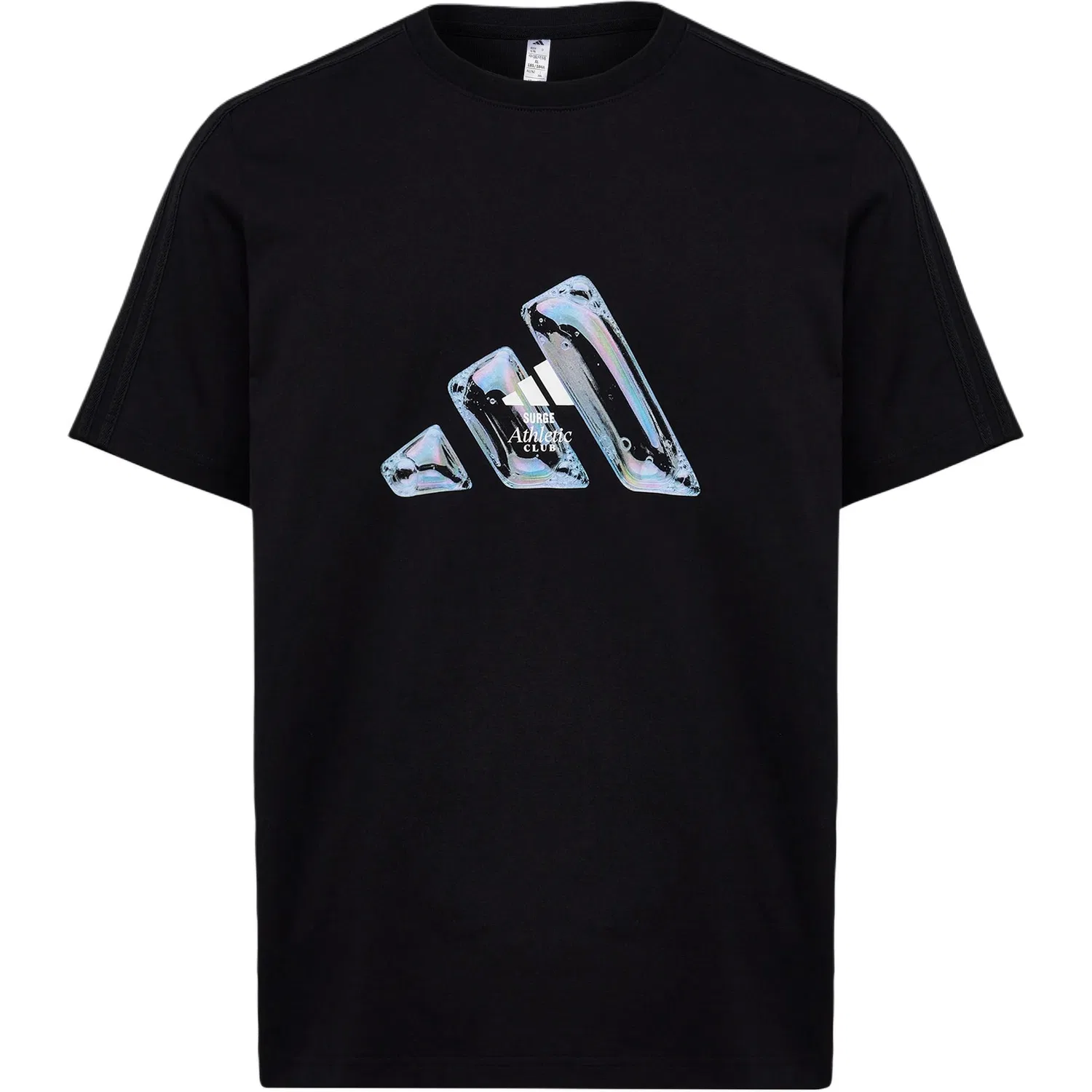 Футболка с круглым вырезом прямого кроя Adidas, Black