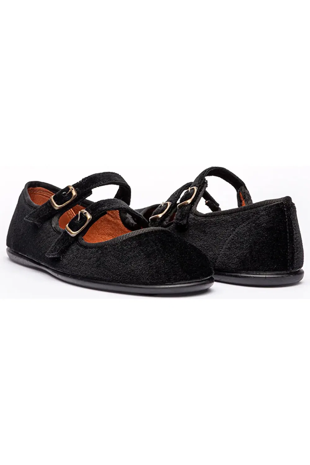 Детские туфли Мэри Джейн на двойном ремешке Zahia CHILDRENCHIC, черный
