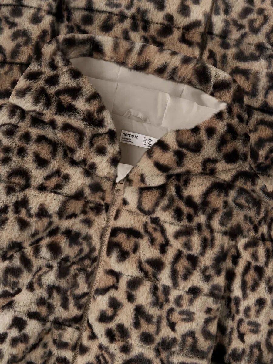 Куртка NAME IT Between-Season Jacket 'NKFMILA' коричневого цвета — фото 2