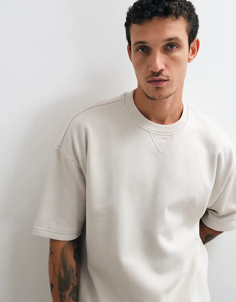 Футболка GAP с круглым вырезом серого