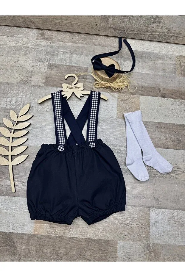 Детский комбинезон для мальчиков с принтом Feriatolye, Navy Blue