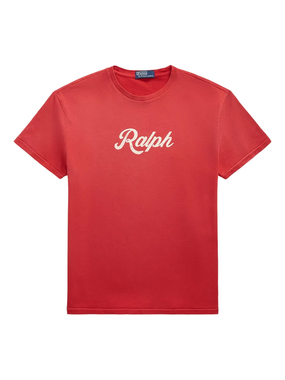 Футболка из хлопка красная Polo Ralph Lauren, красный
