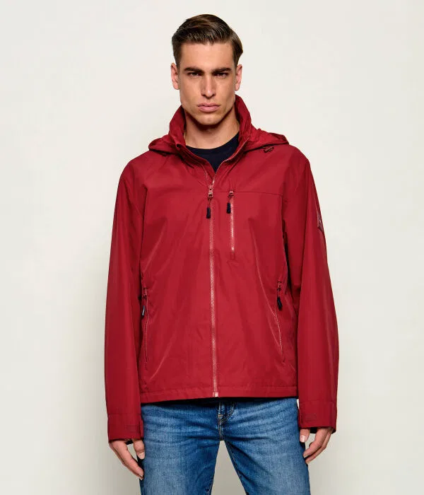Мужская куртка ветровка Regular Fit Tommy Hilfiger, красный