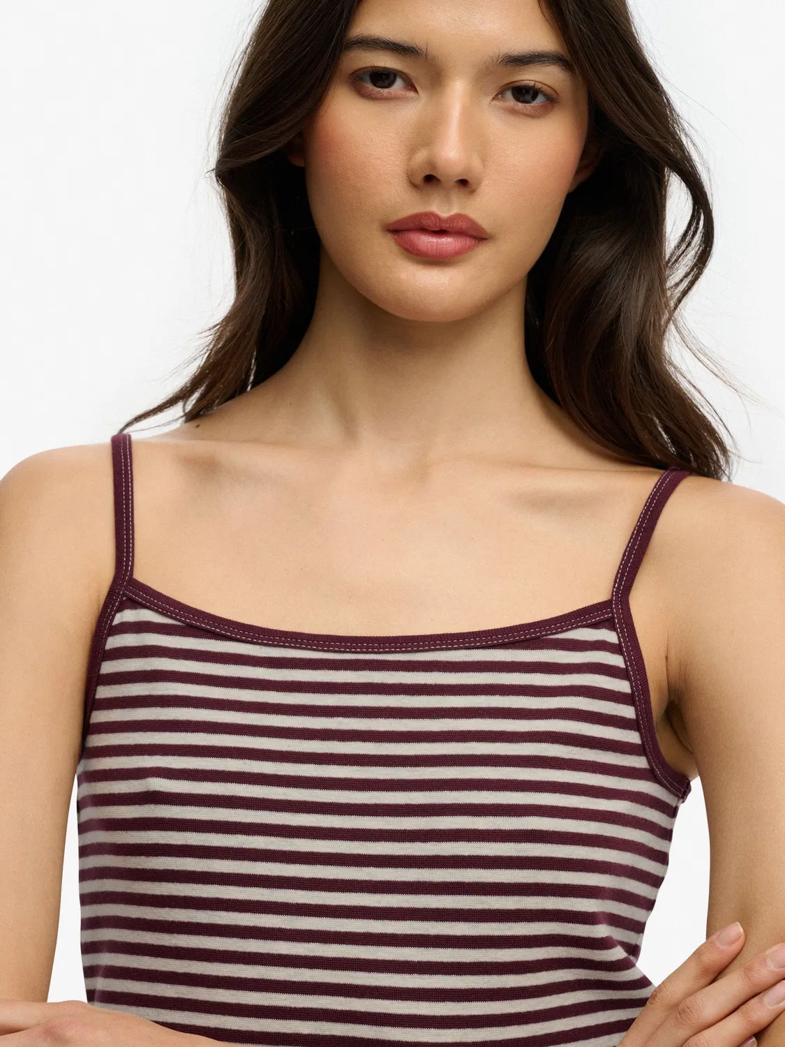 Топ-майка Athletic Essentials Cami Top Superdry, Red Stripe — фото 2