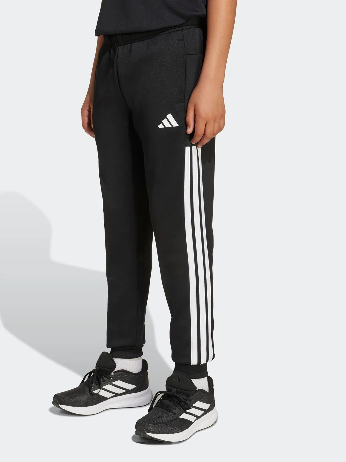 Штаны спортивные с завязкой adidas, черный
