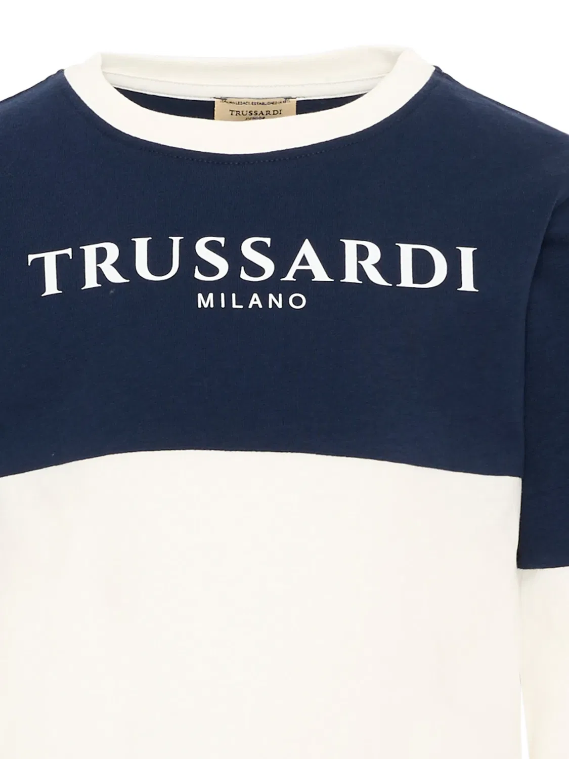 Trussardi Футболка с логотипом, нейтральные тона — фото 2