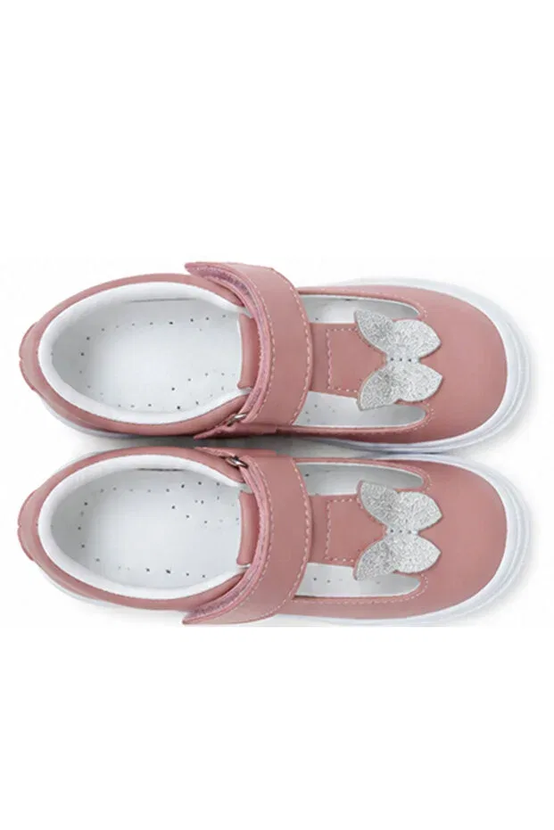 Детская обувь для девочек хлопковая First Step Baby Girl Shoes Joy Colours, Powder — фото 3