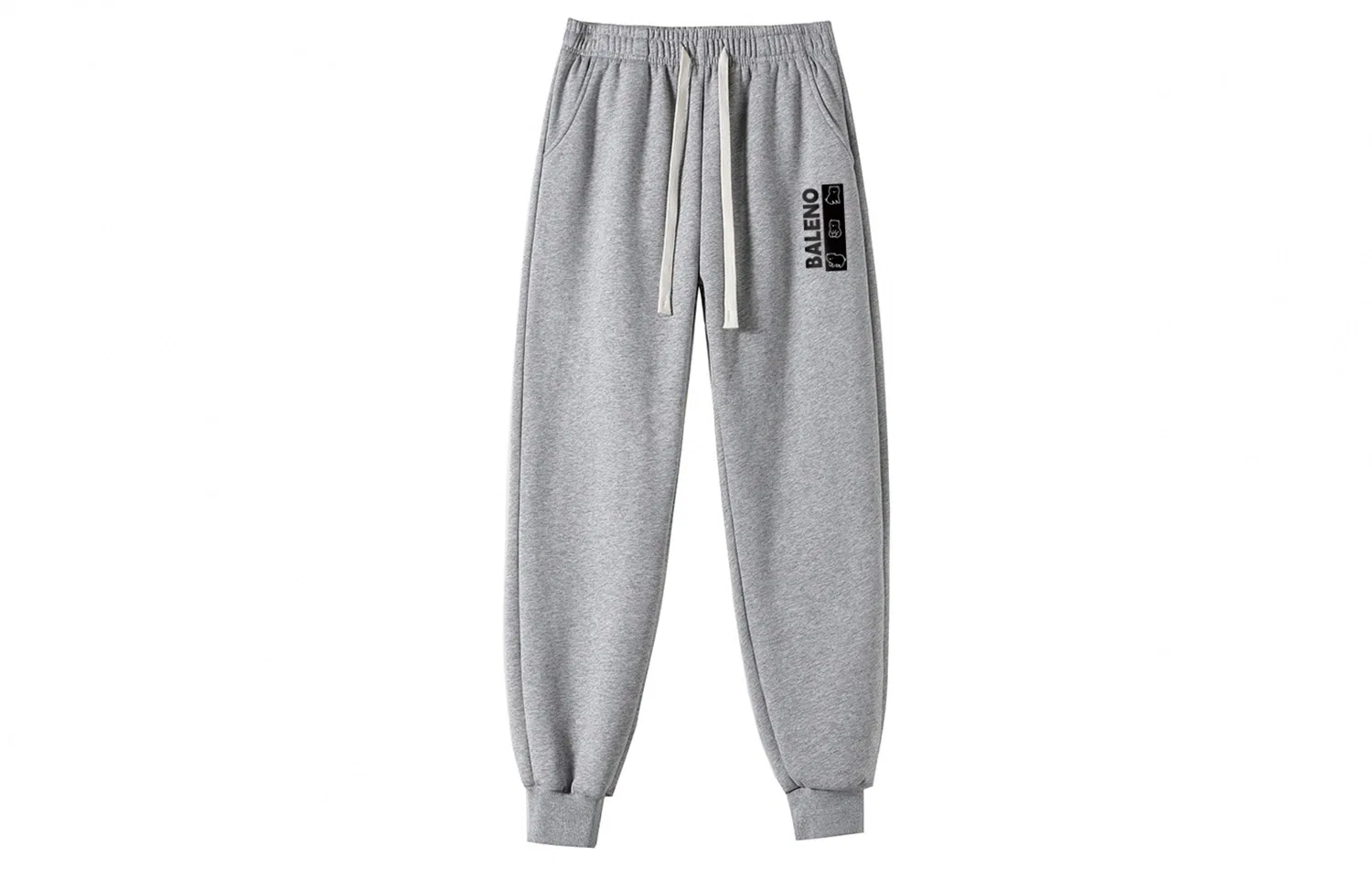 Детские брюки повседневные с манжетами BALENO, Heather Gray