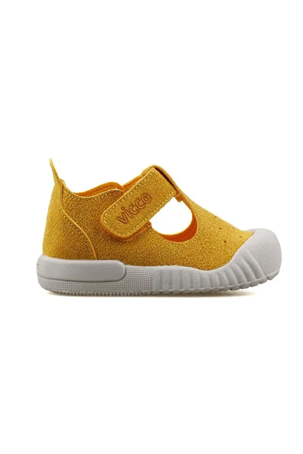 Детские кроссовки для девочек текстильные Loro Yellow Vicco, Yellow — фото 2