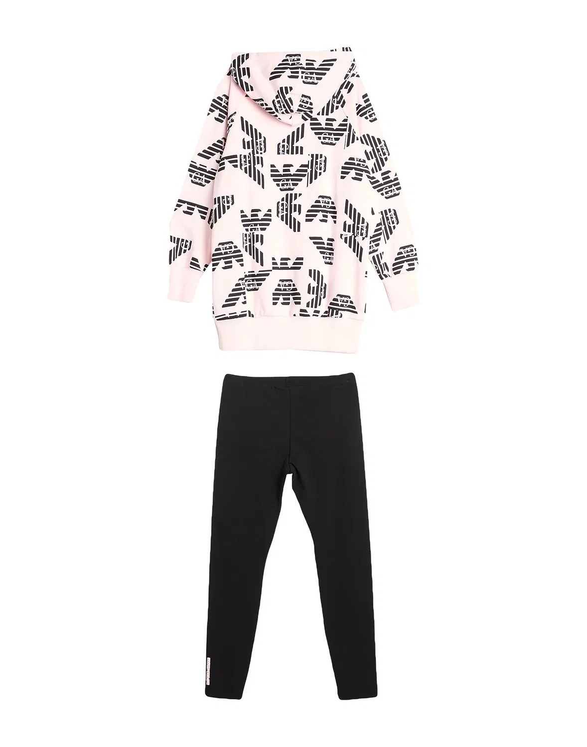 Детский спортивный костюм для девочек с капюшоном Giorgio Armani, Light Pink — фото 2