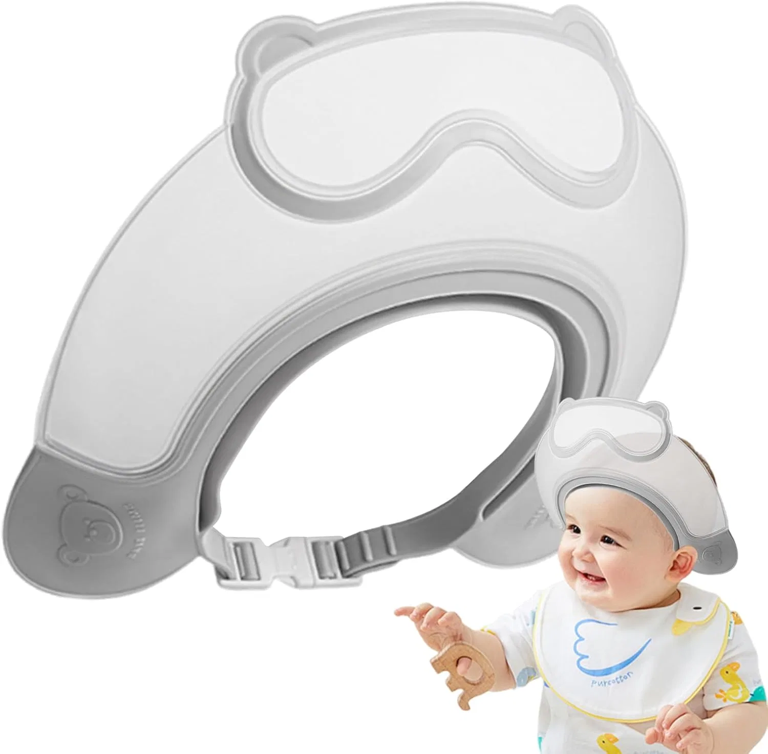 Детская шапочка для купания, Polypropylene, Серый Generisch