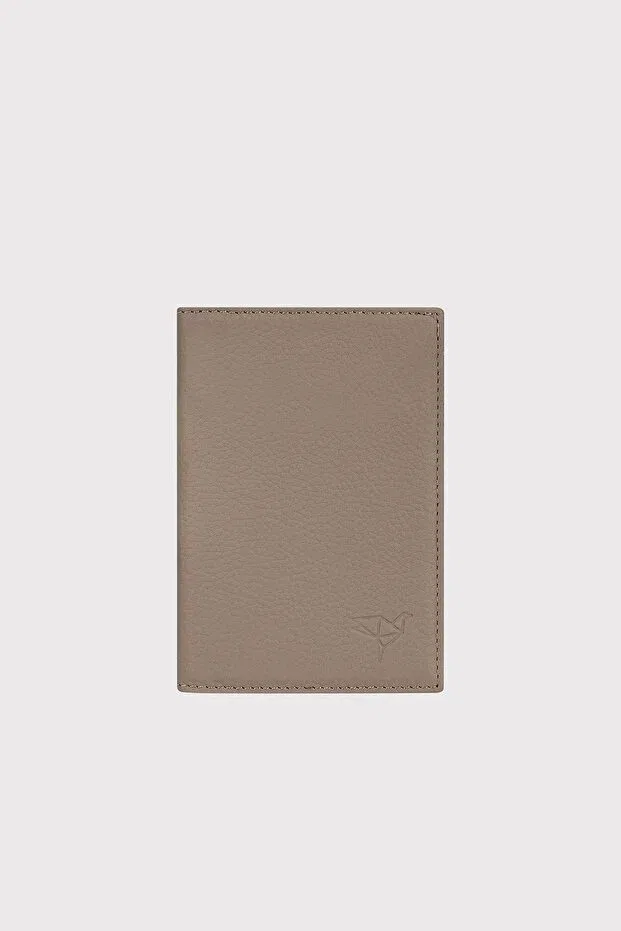 Мужской кошелек из натуральной кожи Garbalia, Beige фото