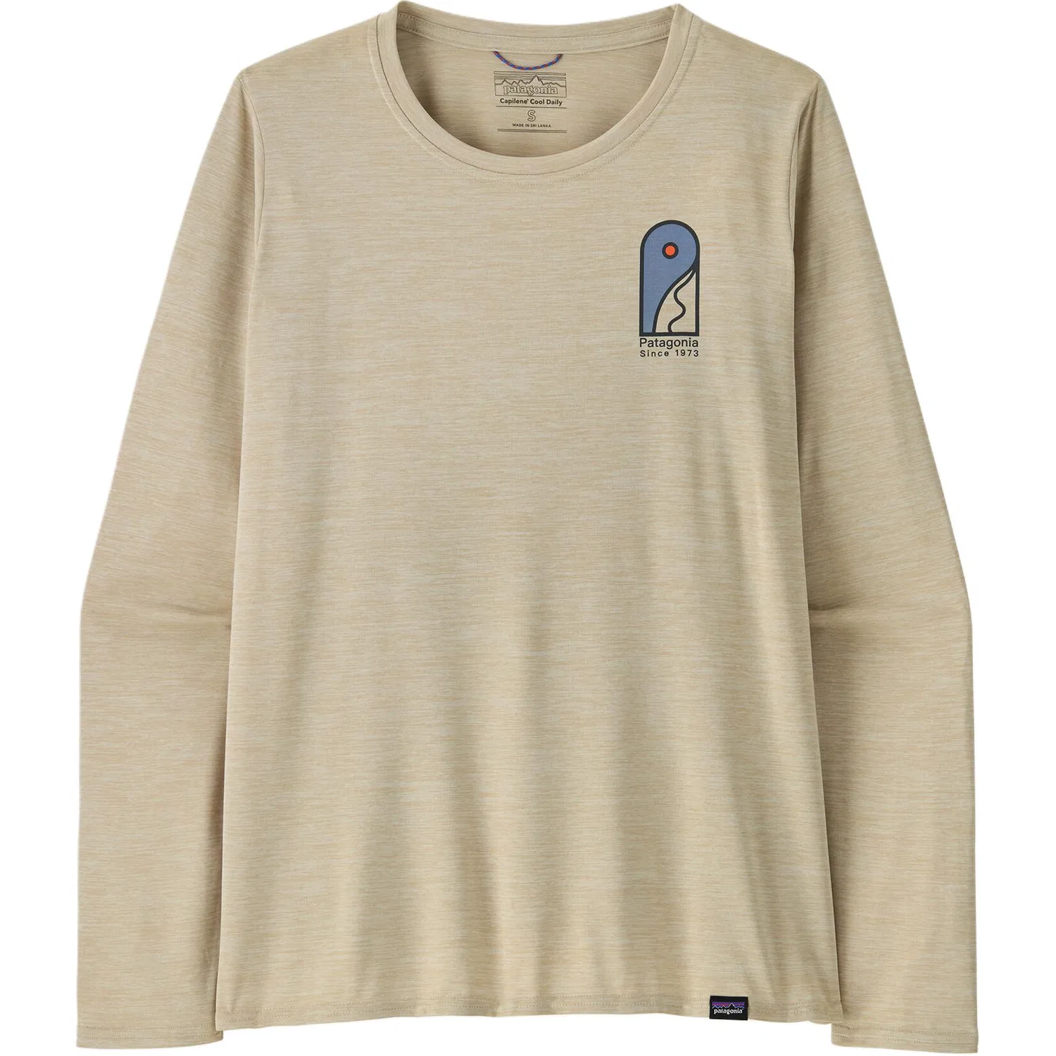 Женская футболка быстросохнущая Patagonia, Pumice White