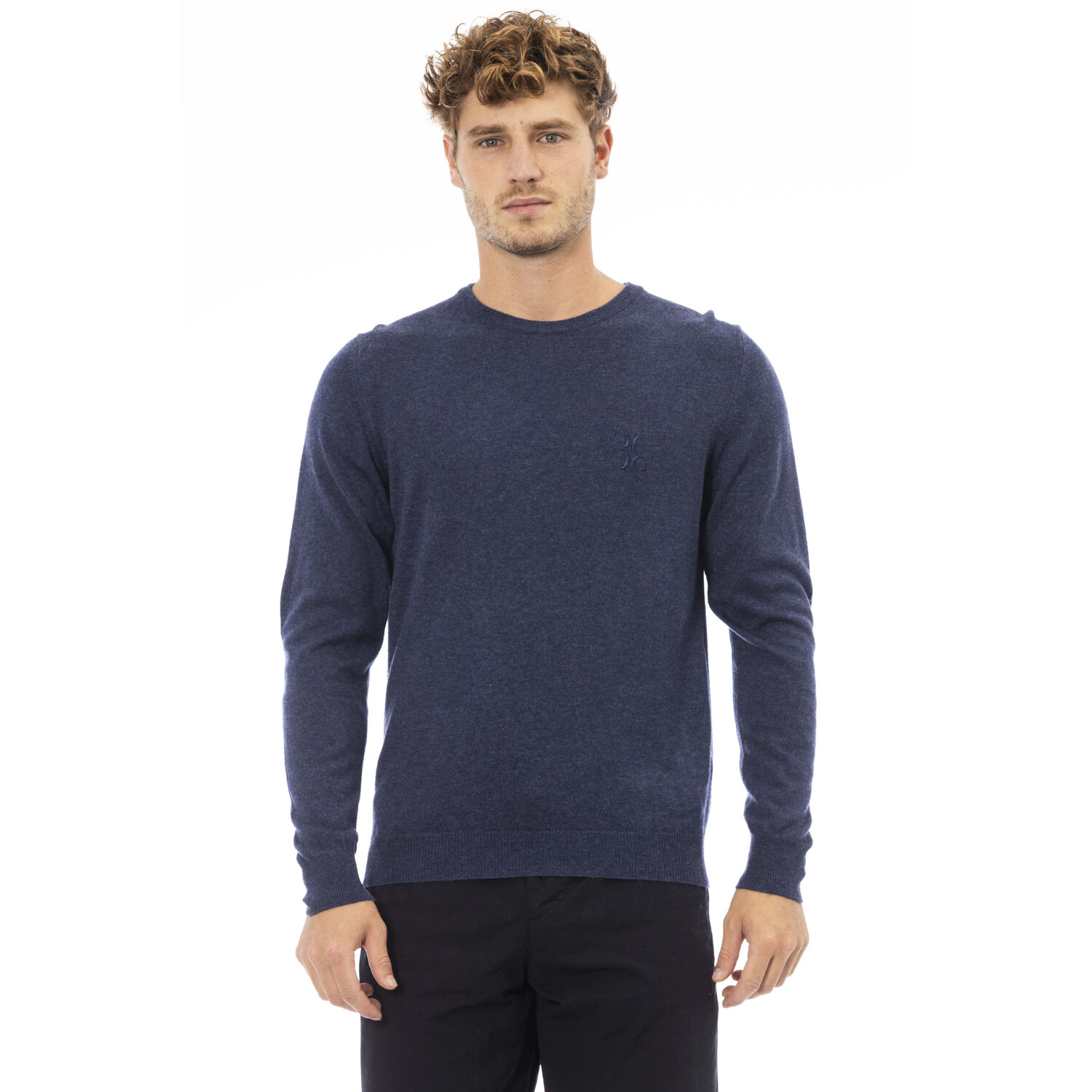 

Свитер Billionaire Crew Neck, синий меланж