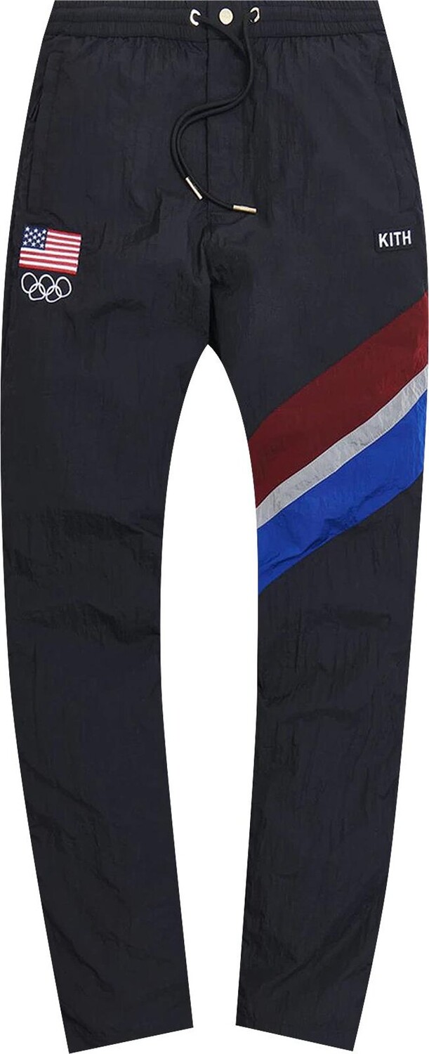 

Брюки Kith USA Olympics Track Pant 'Black', черный