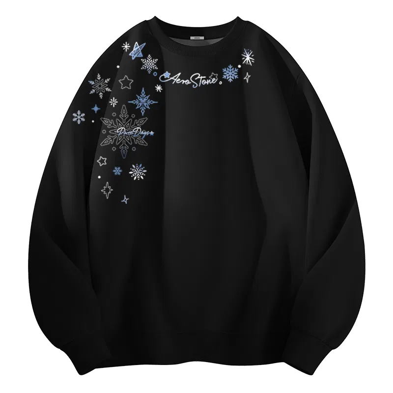 Детский свитшот с начесом MINISO, Black
