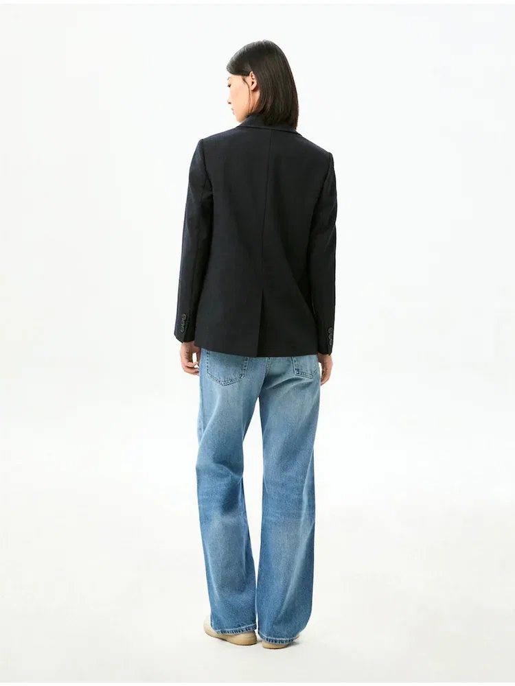 Блейзер летний, текстурированный, модель T22G1WJC206WL1B60 TOMMY HILFIGER, Navy — фото 3