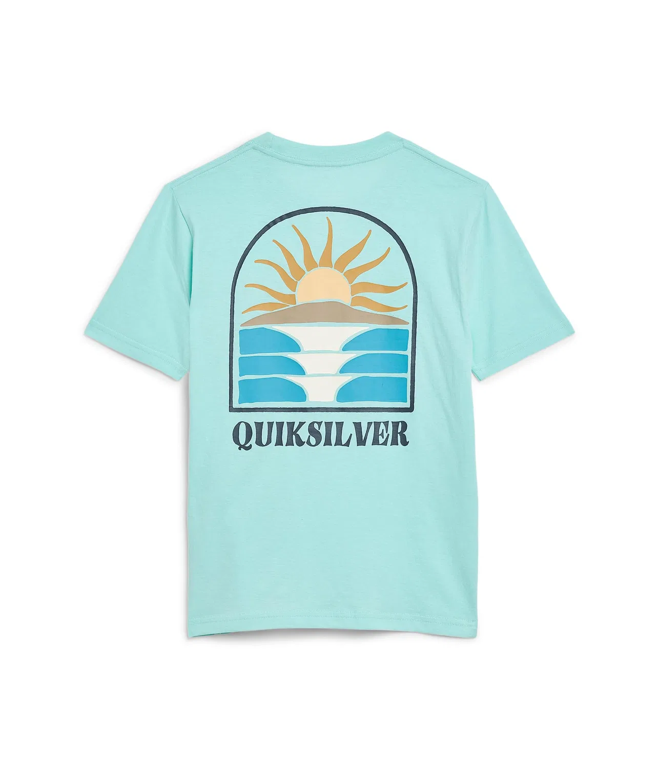 Футболка с коротким рукавом "Рассветный патруль" (для детей постарше) Quiksilver Kids, Blue Light — фото 2