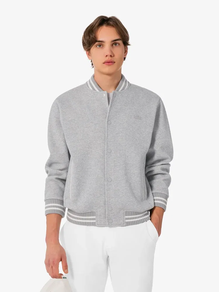 Куртка текстурированная стадиум LACOSTE, Antique Silver