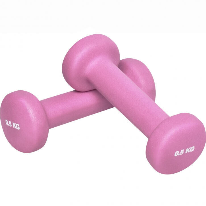 

Виниловые гантели GORILLA SPORTS, розовый