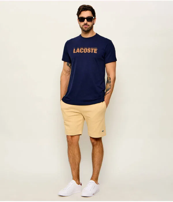 Мужские шорты Regular Fit Lacoste, бежевый — фото 2
